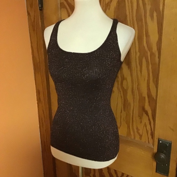 3 for 20 $ bundle Derek Heart Bronze Sparkly Racerback Tank Top - Picture 10 of 11